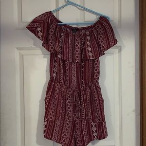 Off the shoulder romper S